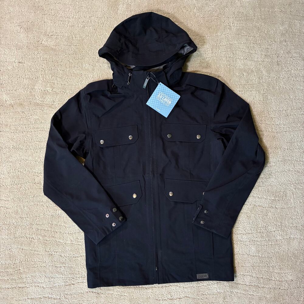 Oobe NWT Men’s S Andover Parka Urban Jacket Raincoat Waterproof Utility Gorpcore